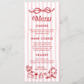 Ciao Baby Italiaans Citroenen Baby shower Menu (Voorkant)