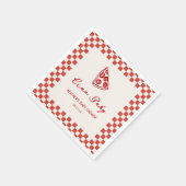 Ciao Baby Italiaans Pizza Baby shower Servet (Hoek)