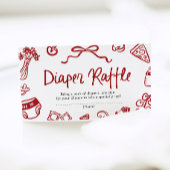 Ciao Baby Italiaans Pizzeria Baby shower Luier Raf Informatiekaartje