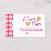 Ciao Baby Italian Baby Shower Diaper Raffle Informatiekaartje (Voorkant)