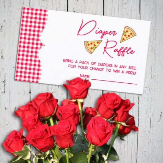 Ciao Baby Italian Baby Shower Diaper Raffle Informatiekaartje