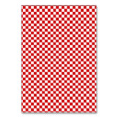 Ciao Baby! Italian Red Gingham Bow Place Card Kaart (Achterkant)