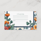 Ciao Baby Italië Geïnspireerd Baby shower Note voo Informatiekaartje (Voorkant)