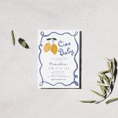 Ciao Baby Lemon Italiaans Amalfi Boys Baby shower Kaart