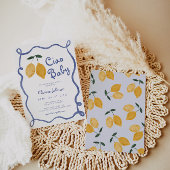 Ciao Baby Lemon Italiaans Amalfi Boys Baby shower Kaart