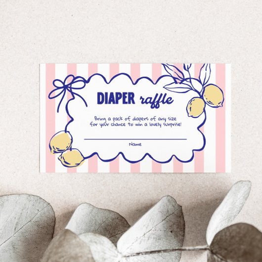 CIAO BABY Lemon Mediterraan Luiergeweer Informatiekaartje