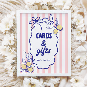 CIAO BABY Lemon Mediterrane Kaarten & Geschenken T Poster