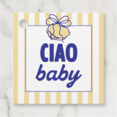 CIAO BABY Lemon Mediterranean Amalfi Bedankjes Labels (Voorkant)