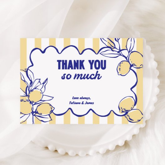 CIAO BABY Lemon Mediterranean Amalfi Bedankkaart