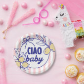 CIAO BABY Lemon Mediterranean Amalfi Papieren Bordje (Feest)