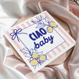 CIAO BABY Lemon Mediterranean Amalfi Servet