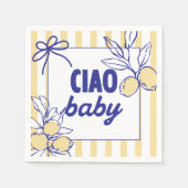 CIAO BABY Lemon Mediterranean Amalfi Servet (Voorkant)