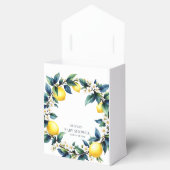 Ciao Baby Lemon Wreath Favor Boxes | Amalfi Citrus Bedankdoosjes (Geopend)