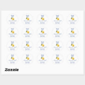 Ciao Baby Shower Favor Sticker (Vel)