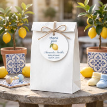 Ciao Baby Shower Favor Sticker
