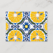 Ciao Baby shower Lemon thema Douche Boek Verzoek Informatiekaartje (Achterkant)