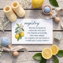 Ciao Baby Shower Registratie Insteekkaart Advieskaart