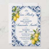 Ciao Baby Shower Uitnodiging (Voorkant)
