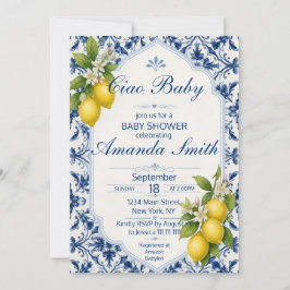 Ciao Baby Shower Uitnodiging 