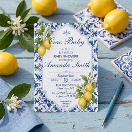 Ciao Baby Shower Uitnodiging