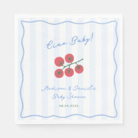 Ciao Baby! Tomaten Blauwe Rode Baby Shower Feest