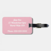 Ciao-Bagagelabel Bagagelabel (Achterkant horizontaal)