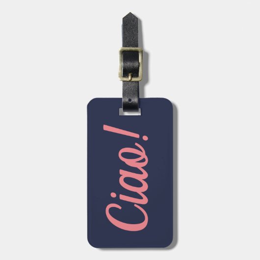 Ciao-Bagagelabel Bagagelabel (Voorkant verticaal)