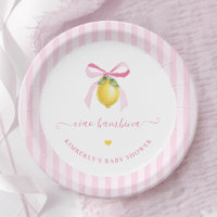 Ciao Bambina Italiaanse citroen baby shower borden