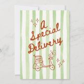 Ciao Bambino Baby Shower Invitation Kaart (Achterkant)