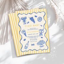 Ciao Bambino Baby shower Uitnodiging