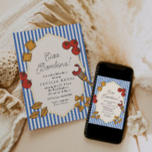 Ciao Bambino Blauw Italiaans Pasta Baby Shower