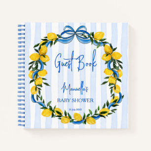 Ciao bambino citroenen Italiaans baby shower Gastb Notitieboek