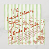 Ciao Bambino Green - Books for Baby Informatiekaartje (Voorkant / Achterkant)