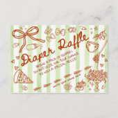 Ciao Bambino Green - Diaper Raffle Informatiekaartje (Voorkant)