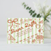 Ciao Bambino Green - Diaper Raffle Informatiekaartje (Staand voorkant)