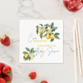 Ciao Bambino Griekse citroen baby shower Servet (Insitu)