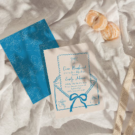 Ciao Bambino Hand getrokken citroen Baby shower Kaart