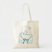 Ciao Bambino Hand getrokken Italiaanse citroen Tote Bag (Voorkant)