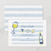 Ciao Bambino Italiaans Baby shower Informatiekaartje (Voorkant / Achterkant)