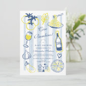 Ciao Bambino Italiaans Baby shower Kaart (Staand voorkant)