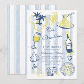 Ciao Bambino Italiaans Baby shower Kaart (Voorkant / Achterkant)