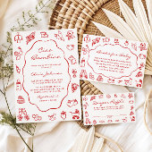 Ciao Bambino Italiaans Baby shower Luier Raffle Informatiekaartje