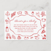 Ciao Bambino Italiaans Boeken voor Baby shower Informatiekaartje (Voorkant)