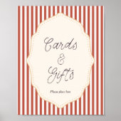 Ciao Bambino Italiaanse Kaarten & Cadeaus Poster (Voorkant)