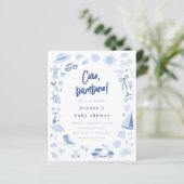 Ciao Bambino Italian Budget Boy Baby Shower (Staand voorkant)