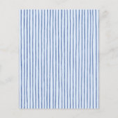 Ciao Bambino Italian Budget Boy Baby Shower (Achterkant)