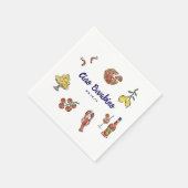 Ciao Bambino Italian Mediterranean Baby Shower Servet (Hoek)