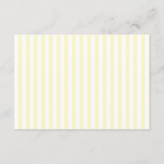 Ciao Bambino Lemon Baby shower Luier Raffle Informatiekaartje (Achterkant)