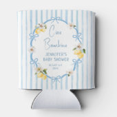 Ciao Bambino Lemon Italiaans Zomer Baby shower Blikjeskoeler (Achterkant)
