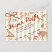 Ciao Bambino Olive Green - Diaper Raffle Informatiekaartje (Voorkant)